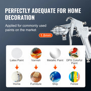 Bild in Galerie-Viewer laden, Amocart 2L/0.5gal Spray Paint Pressure Pot Tank Lightweight Air Paint Pressure Pot 1.8mm Nozzle Spray Paint Gun 3m Hoses