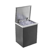 Bild in Galerie-Viewer laden, Amocart Drop in Ice Chest Stainless Steel Ice Cooler Commercial Ice Bin with Hinged Cover Outdoor Kitchen Ice Bar