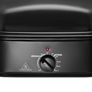 Charger l'image dans la visionneuse de galerie, Amocart Electric Roaster Oven 24 QT Turkey Roaster Oven with Self-Basting Lid 1450W Roaster Oven Defrost&Warm Function black
