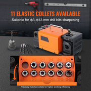 Charger l'image dans la visionneuse de galerie, Amocart Drill Bits Sharpener 3-13mm Mill Grinder Sharpener Portable Sharpening Angle Grinder w/ 11 Collet For Factory Workshop