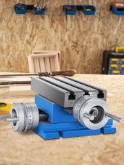 Charger l'image dans la visionneuse de galerie, Amocart Milling Working Table 7.3 X 4 Inch Worktable Compound Slide Table for All Drill Stands Bench Drilling Milling Machine
