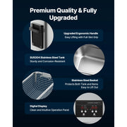 Charger l'image dans la visionneuse de galerie, Amocart 6L 10L 15L 30L Ultrasonic Cleaner Stainless Steel Ultrasonic Cleaning Bath Machine for Watches Razors Jewelry Coins