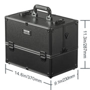 Bild in Galerie-Viewer laden, Amocart Professional Makeup Train Case Aluminum Cosmetic Case Workbench With Supporting Legs Rolling Makeup Case Extra Large