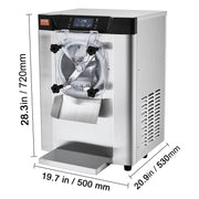 Load image into Gallery viewer, Amocart 4.5L Commercial Ice Cream Machine 1713W Single Flavor Countertop Hard Serve IceCream Maker for Restaurant Snack Bar