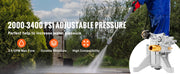 Charger l'image dans la visionneuse de galerie, Amocart Pressure Washer Pump 7/8" Shaft Vertical 3400PSI 2.5GPM Replacement Power Washer Pumps Compatible with Honda, Simpson