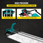 Charger l'image dans la visionneuse de galerie, SucceBuy 1200MM Tile Cutter High Precision Manual Ceramic Floor Tiles Tile Cutter 48 In Cutting Machine for Precision Cutting