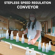 Load image into Gallery viewer, 35/50/70/100cm Small Desktop Conveyor Belt Automatic Counter DIY Small Production Line Friction Experimental Device