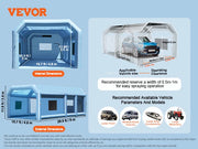 Bild in Galerie-Viewer laden, Amocart Inflatable Paint Booth Inflatable Spray Booth with Powerful Blowers and Air Filter System Portable Car Paint Booth
