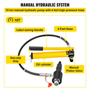 Charger l'image dans la visionneuse de galerie, Amocart 10Ton Hydraulic Exhaust Pipe Expander Kit 1-5/8 to 4-1/4Inch Manual Automotive Muffler Pipe Stretcher Expanding Tool