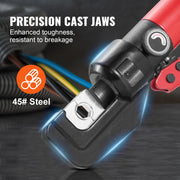 Bild in Galerie-Viewer laden, SucceBuy AWG12-2/0 Crimping Tool Copper And Aluminum Terminal Battery Lug Hydraulic Crimper,with a Cutting Pliers, Gloves