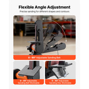 Charger l'image dans la visionneuse de galerie, Amocart 6in Disc Sander & 2in x 42in Belt Sander 420W Bench Belt Disc Sanders Combo for DIY Woodworking Furniture Refinishing