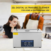 Bild in Galerie-Viewer laden, 【Premium】Amocart 22L Ultrasonic Cleaner 28/40khz Dual Frequency Ultrasonic Cleaner 304 Stainless Steel w/ Heater Timer for Jewe