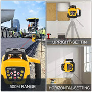 Load image into Gallery viewer, 360° Green Rotary Laser Level Self-Leveling Rotating Cross Line Light Construction Measuring Equipment