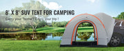 Charger l'image dans la visionneuse de galerie, SucceBuy SUV Camping Tent, 8'-8' SUV Tent Attachment for Camping with Rain Layer and Carry Bag, PU2000mm Double Layer Truck Tent
