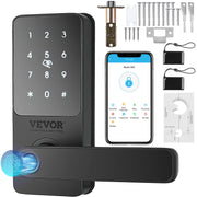 Charger l'image dans la visionneuse de galerie, Amocart Smart Lock 5 in 1 Smart Door Knob Fingerprint Deadbolt with App Control Bluetooth Smart Lock Keyless Entry Door Lock