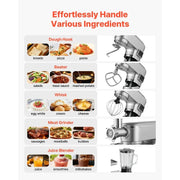 Load image into Gallery viewer, 【Premium】Amocart 5.7/6/7.8L Stand Mixe Electric Kitchen Mixer 1500W Dough-Mixer, 6+P Speeds Tilt-head Food-Mixer with 1.5 L Bl