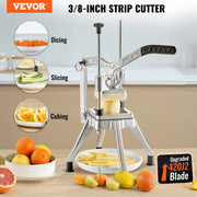 Charger l'image dans la visionneuse de galerie, Amocart Commercial Vegetable Fruit Heavy Duty Professional Food Dicer Kattex French Fry Cutter Onion Slicer Stainless Steel