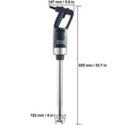 Charger l'image dans la visionneuse de galerie, Amocart Commercial Immersion Blender 500 Watt Heavy Duty Hand Mixer Variable Speed Kitchen Stick Mixer with 304 Stainless Steel