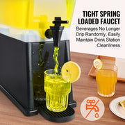 Bild in Galerie-Viewer laden, Amocart Beverage Dispenser 3 Gallon Drink Dispenser for Parties Plastic Juice Dispenser w/ Stand Spigot Lid Iced Tea Dispenser