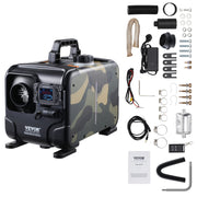 Charger l'image dans la visionneuse de galerie, Amocart 8KW Car Heater 12V/24V All in One Diesel Air Heater Bluetooth/Display/CO Alarm Horizontal Diesel Heater for Vehicle RV
