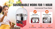Bild in Galerie-Viewer laden, Amocart Electric Cotton Candy Machine Candy Floss Maker Commercial Cotton Candy Machine Stainless Steel Bowl and Sugar Scoop
