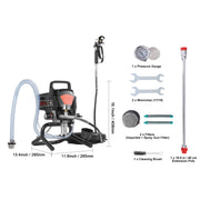 Charger l'image dans la visionneuse de galerie, Amocart 750W 950W Airless Paint Sprayer 3000PSI High Efficiency Electric Airless Sprayer Handheld Paint Sprayers Home Interior