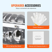 Charger l'image dans la visionneuse de galerie, Amocart Electric Wire Stripping Machine Cable Stripper Peeler 750W 1.5-32mm 10 Channels Acrylic+Aluminum Scrap Copper Recycling