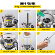 Load image into Gallery viewer, 4-12L Hand Powered Sprayer Stainless Steel Watering Spraying Sprinkling Atomizer Pump Home Ground Garden Cleaning Sprayer