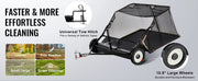 Charger l'image dans la visionneuse de galerie, Amocart Large Lawn Sweeper, Tow Behind Design with Dump Rope for Easy Emptying