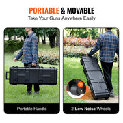 Load image into Gallery viewer, Amocart Rifle Hard Case Portable Long Gun Storage Suitcase with 2 Casters Shockproof & Waterproof Airsoft Rifle Protective Case