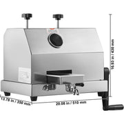 Charger l'image dans la visionneuse de galerie, Amocart Commercial Sugar Cane Juicer 110LBS/H High Output Sugarcane Juicer Machine w/3 Stainless Steel Rollers 2.4" Large Inlet