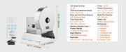 Bild in Galerie-Viewer laden, Amocart Electric Vegetable Slicer 0-12mm Thickness Adjustable Commercial Slicer Machine Stainless Steel Food Cutter Machine
