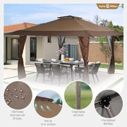 Load image into Gallery viewer, 13x13 Pop Up Tent Outdoor Patio Gazebo Shade UPF50+