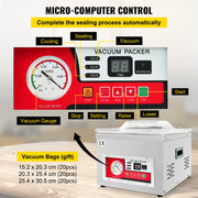 Charger l'image dans la visionneuse de galerie, Amocart Food Vacuum Packing Machine DZ-260A Commercial Chamber Vacuum Sealer Kitchen Meat Packaging Food Saver Sealing Machine