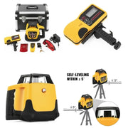 Load image into Gallery viewer, 500M Automatic Laser Leveler Red Beam Laser 360 Degree Rotary Laser Level
