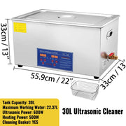 Charger l'image dans la visionneuse de galerie, Amocart 1.3L 2L 3L 6L 10L 15L 22L 30L Ultrasonic Cleaner Lave-Dishes Portable Washing Machine Ultrasound Home Clean Appliances