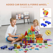 Charger l'image dans la visionneuse de galerie, Amocart 180PCS Magnetic Building Blocks Construction Children Magnet Tiles Montessori Educational Toys for Kids Birthday Gifts