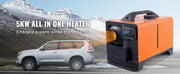 Charger l'image dans la visionneuse de galerie, Amocart 5/8KW Diesel Air Heater 12V All in One Car Heater with Remote Control Parking Diesel Heater for Car Truck RV Boat Van