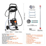 Charger l'image dans la visionneuse de galerie, Amocart 750W 950W Airless Paint Sprayer 3000PSI High Efficiency Electric Airless Sprayer Handheld Paint Sprayers Home Interior