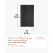 Bild in Galerie-Viewer laden, Amocart Roll Rubber Roofing, Weather Resistant Flexible Roof Material for Long Lifespan