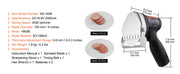 Bild in Galerie-Viewer laden, Amocart Electric Shawarma Knife, Cordless Battery Professional Turkish Knife Commercial Stainless Steel Gyro Cutter