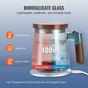 Charger l'image dans la visionneuse de galerie, Amocart 400ML Hydrogen Water Cup Hydrogen Generator SPE Technology Hydrogen Water Ionizer Machine with Wireless Charging Base