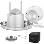 Charger l'image dans la visionneuse de galerie, Amocart 60mm Ice Ball Press Maker Spherical Whiskey Tray Mould Bubble-Free Making Mold Crystal Ice Ball Box for Bar Cocktail