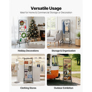 Bild in Galerie-Viewer laden, Amocart Grid Wall Panel Wire Grid Panels Display Rack Movable Art Display Shelf with Wheel Carbon Steel Gridwall for Craft Show