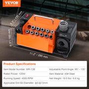 Load image into Gallery viewer, TAO Amocart Drill Bits Sharpener MR-13A MR-13B MR-20G Mill Grinder Portable Sharpening Machine with 18/11 Collets For Workshop