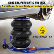 Load image into Gallery viewer, for CarTruck Van SUV Repair Tool Amocart 5Ton Triple Bag Air Jack Pneumatic Jack Inflatable Car Jack, Lifter Pneumatic Air Jack