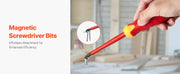 Charger l'image dans la visionneuse de galerie, Amocart Insulated Screwdriver Set Professional Electrical Screwdriver Set 1000V Insulated Electrician Tool Set Magnetic Phillip