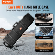 Load image into Gallery viewer, Amocart Rifle Hard Case Portable Long Gun Storage Suitcase W/ 2 Casters Shockproof & Waterproof Airsoft Rifle Protective Case