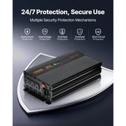 Charger l'image dans la visionneuse de galerie, Amocart Sump Pump Battery Backup System 1500W / 3000W Auto Switches to Battery Inverter for Continuous Sump Pump Operation