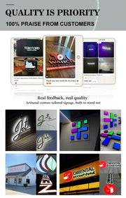 Load image into Gallery viewer, Custom Shop Signboard Design Open Sign logo Display 3D for Business Outdoor Led Letter Channel Led logo Sign